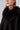 Cashmere Cape with Detachable Fur Collar - Black
