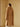 Back view of the Warm Camel Signature Cashmere Wrap Coat, showing the fur collar, long sleeves and belt across the waist.