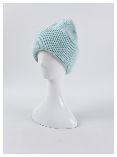 Angora Beanie in Powder Blue