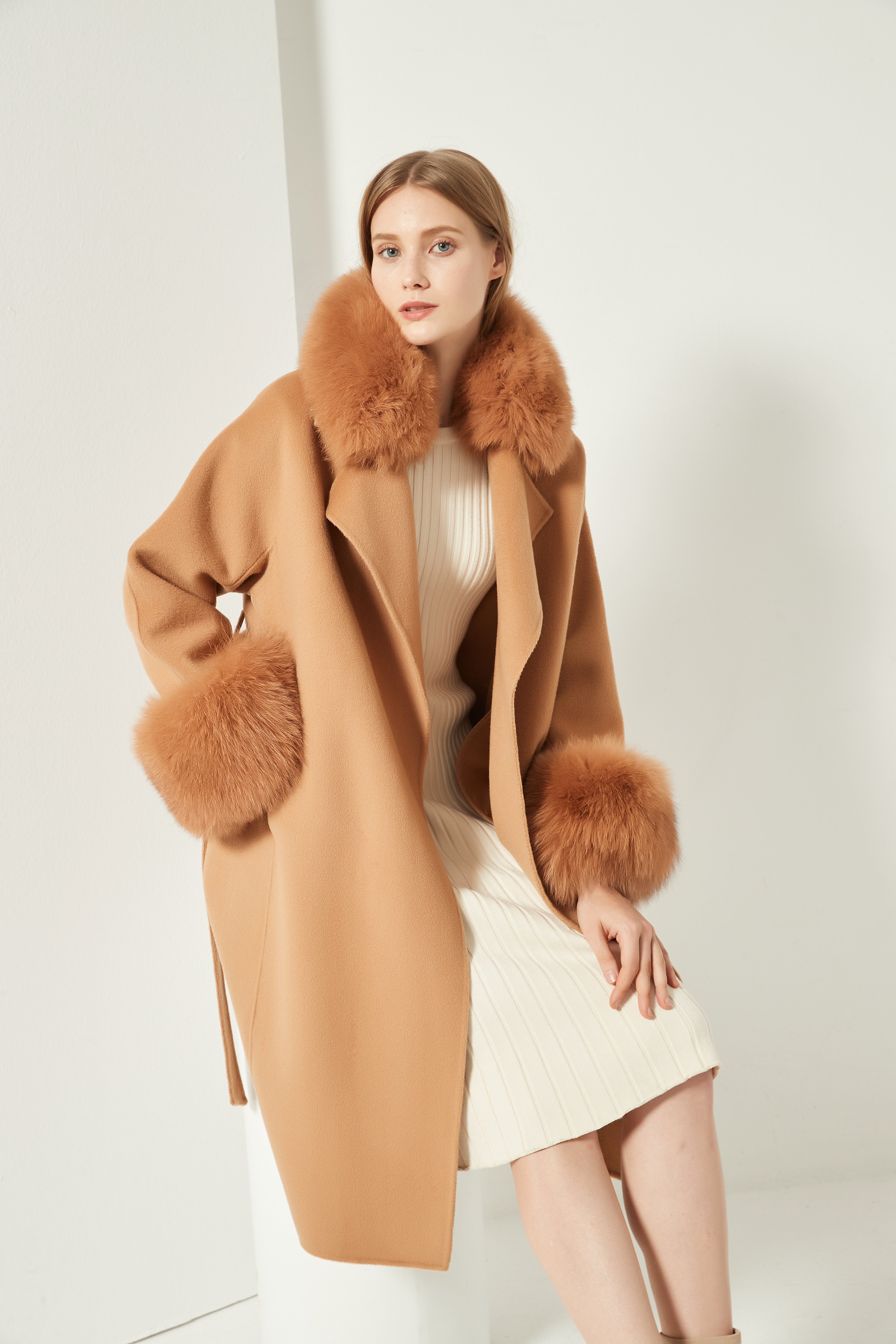 Removable fur collar discount