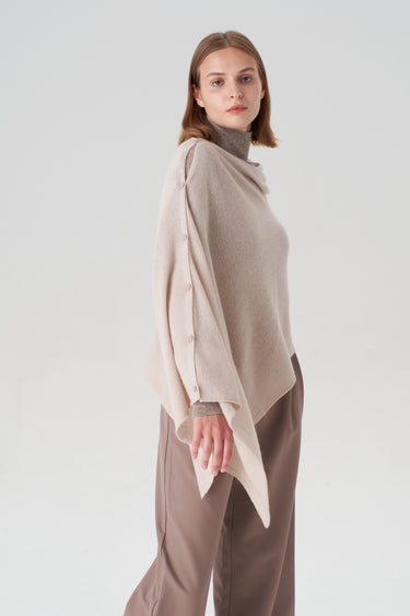 Cashmere Topper in Oatmeal
