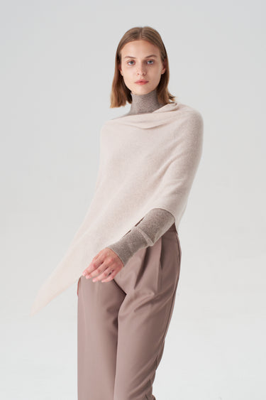 Cashmere Topper in Oatmeal