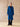 Classic Cashmere Wrap Coat in Royal Blue
